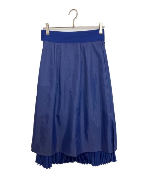 HYKE（ハイク）HYKE (ハイク) プリーツスカート ブルー サイズ:2の古着・服飾アイテム