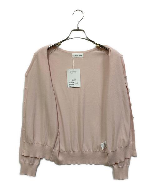 La boutique BonBon（ラブティックボンボン）La boutique BonBon (ラブティックボンボン) 金釦カーディガン ピンク サイズ:SIZE Freeの古着・服飾アイテム