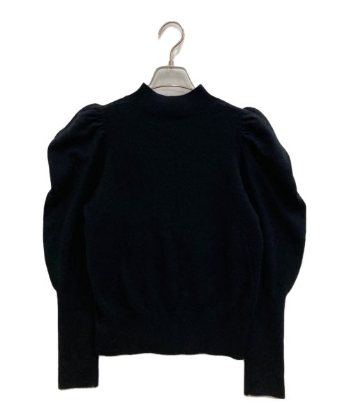 CELFORD（セルフォード）CELFORD (セルフォード) カシミヤ混肩スリットニットプルオーバー ブラック サイズ:Fの古着・服飾アイテム