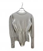 Little suzieリトルスージー）の古着「Extra Fine Merino Wool Bodysuit」｜ベージュ