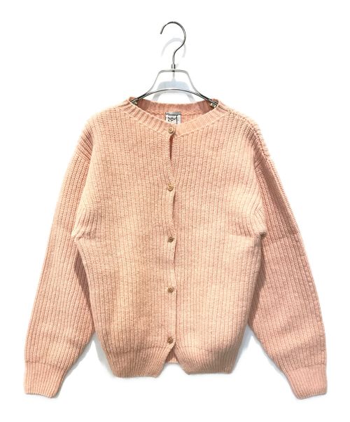 BASERANGE（ベースレンジ）BASERANGE (ベースレンジ) MEA CARDIGAN ピンク サイズ:XS/Sの古着・服飾アイテム