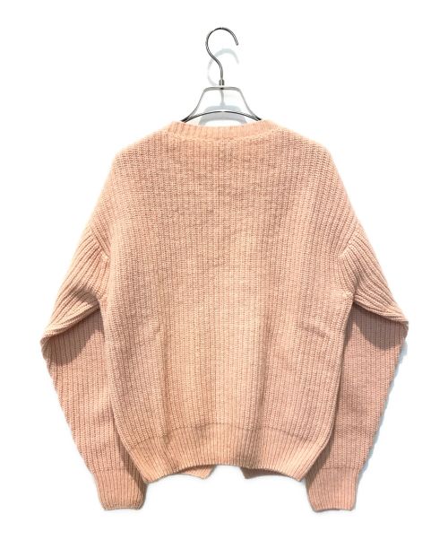 BASERANGE（ベースレンジ）BASERANGE (ベースレンジ) MEA CARDIGAN ピンク サイズ:XS/Sの古着・服飾アイテム