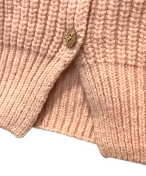 BASERANGE（ベースレンジ）BASERANGE (ベースレンジ) MEA CARDIGAN ピンク サイズ:XS/Sの古着・服飾アイテム