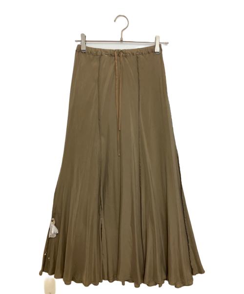 Plage（プラージュ）Plage (プラージュ) Washable Fibril ロングスカート ベージュ サイズ:38 未使用品の古着・服飾アイテム