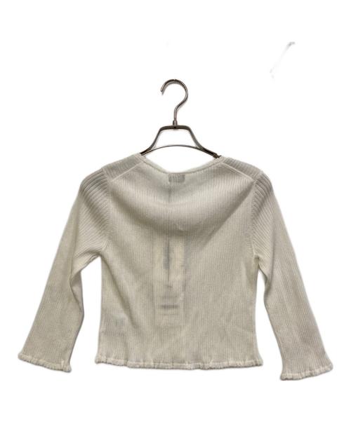 the Barnnet（ザ バーネット）the Barnnet (ザ バーネット) B Hook-Closure Knit Cardigan ホワイト サイズ:FREE 未使用品の古着・服飾アイテム