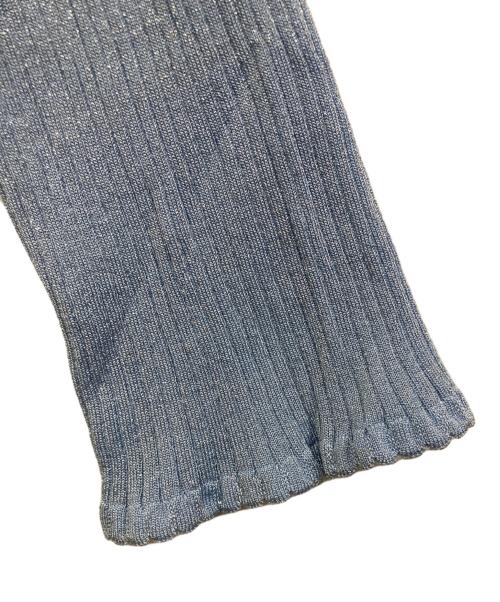 the Barnnet（ザ バーネット）the Barnnet (ザ バーネット) B Hook-Closure Knit Cardigan ブルー サイズ:FREEの古着・服飾アイテム