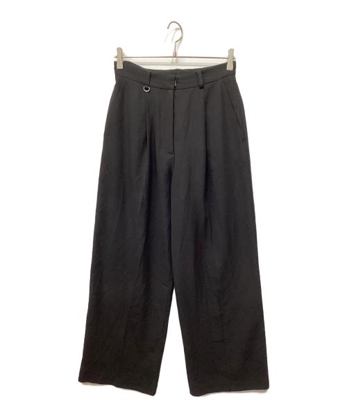 CLANE（クラネ）CLANE (クラネ) 2WAY STRAIGHT TUCK PANTS ブラック サイズ:1の古着・服飾アイテム
