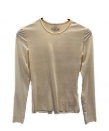 CLANE（クラネ）の古着「SHEER MESH CREW NECK TOPS」｜ベージュ