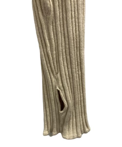 anuke（アンヌーク）anuke (アンヌーク) Cachecoeur Knit Cardigan ベージュ サイズ:フリーの古着・服飾アイテム