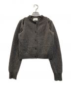 CLANEクラネ）の古着「ARRANGE KNIT TOPS」｜グレー