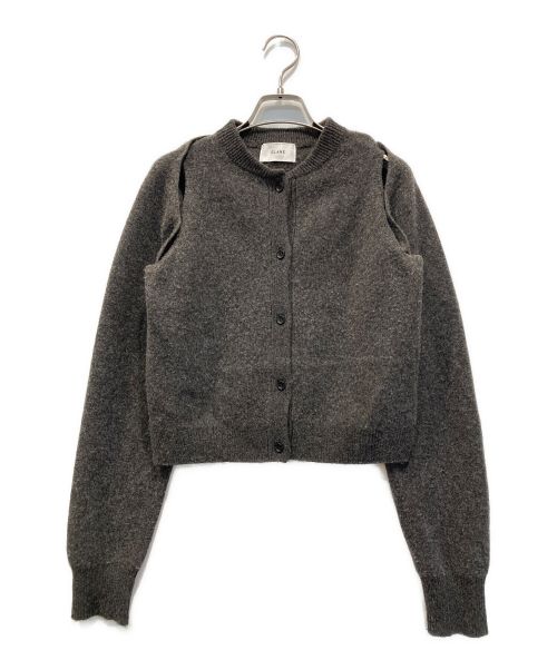 CLANE（クラネ）CLANE (クラネ) ARRANGE KNIT TOPS グレー サイズ:1の古着・服飾アイテム