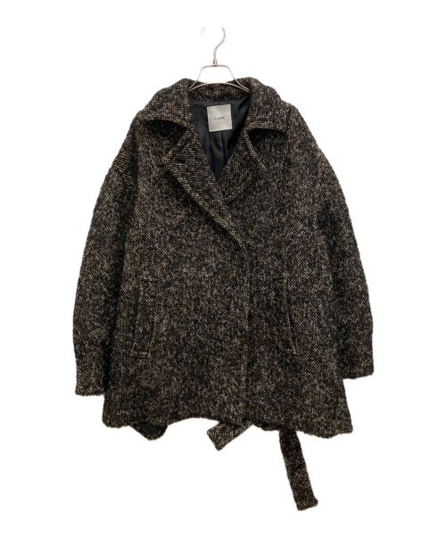 CLANE（クラネ）CLANE (クラネ) MIX LOOP TWEED BOX COAT ブラック サイズ:1の古着・服飾アイテム