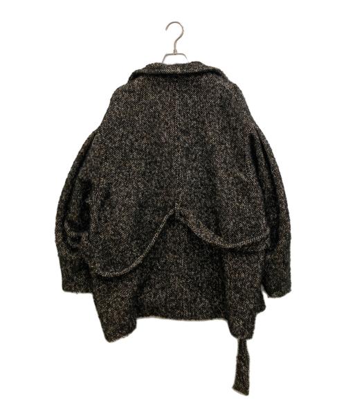 CLANE（クラネ）CLANE (クラネ) MIX LOOP TWEED BOX COAT ブラック サイズ:1の古着・服飾アイテム