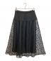 theory luxe (セオリーリュクス) ギャザーフレアスカート ブラック サイズ:38：18000円