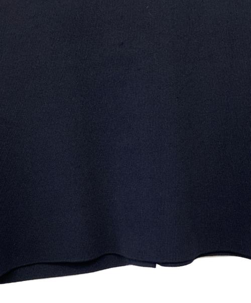 Sandro（サンドロ）Sandro (サンドロ) ニットジャケット ネイビーの古着・服飾アイテム