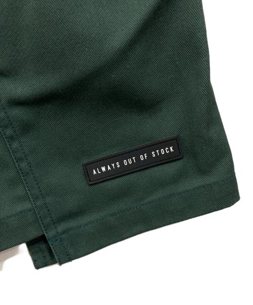 always out of stock（オールウェイズ アウト オブ ストック）Always Out Of Stock (オールウェイズ アウト オブ ストック) Dickies (ディッキーズ) SWITCHED SHORTS / スイッチド ショーツ グリーン サイズ:Lの古着・服飾アイテム
