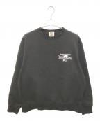 SOUND SHOP balansa×クレヨンしんちゃんサウウドショップバランサ×クレヨンシンチャン）の古着「シロ クルーネックスウェット」｜ブラック