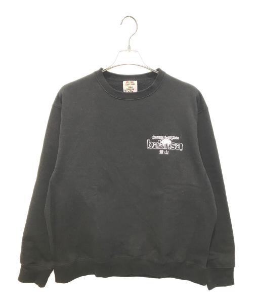 SOUND SHOP balansa（サウウドショップバランサ）SOUND SHOP balansa (サウウドショップバランサ) クレヨンしんちゃん (クレヨンシンチャン) シロ クルーネックスウェット ブラック サイズ:XLの古着・服飾アイテム