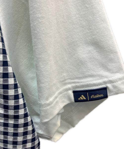 adidas（アディダス）adidas (アディダス) MALBON GOLF (マルボンゴルフ) ギンガムチェック フルオープンシャツ ブルー サイズ:2XL 未使用品の古着・服飾アイテム