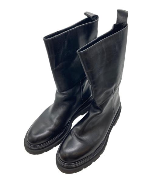 PASCUCCI（パスクッチ）PASCUCCI (パスクッチ) extra sole ミドルブーツ ブラック サイズ:36の古着・服飾アイテム