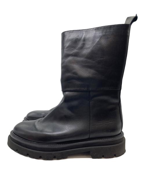PASCUCCI（パスクッチ）PASCUCCI (パスクッチ) extra sole ミドルブーツ ブラック サイズ:36の古着・服飾アイテム