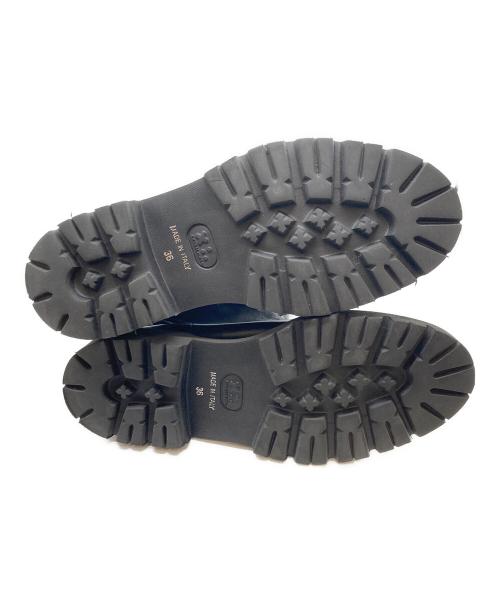 PASCUCCI（パスクッチ）PASCUCCI (パスクッチ) extra sole ミドルブーツ ブラック サイズ:36の古着・服飾アイテム