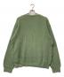 BINGHAMTON (ビンガムトン) USA製古着ローゲージコットンニット グリーン サイズ:L：4000円