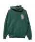 X-LARGE（エクストララージ）の古着「SHIRT KING PHADE プルオーバーパーカー」｜グリーン