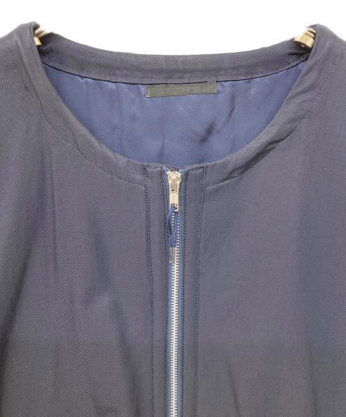 DISCOVERED（ディスカバード）DISCOVERED (ディスカバード) BACK KNIT BLOUSON(バック ニット ブルゾン) ネイビー サイズ:１の古着・服飾アイテム