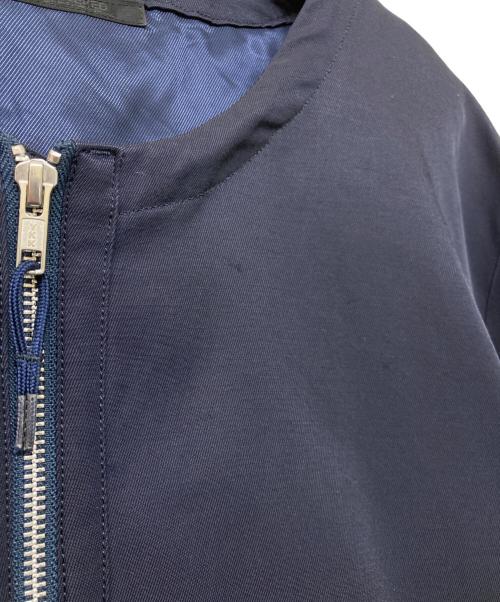 DISCOVERED（ディスカバード）DISCOVERED (ディスカバード) BACK KNIT BLOUSON(バック ニット ブルゾン) ネイビー サイズ:１の古着・服飾アイテム