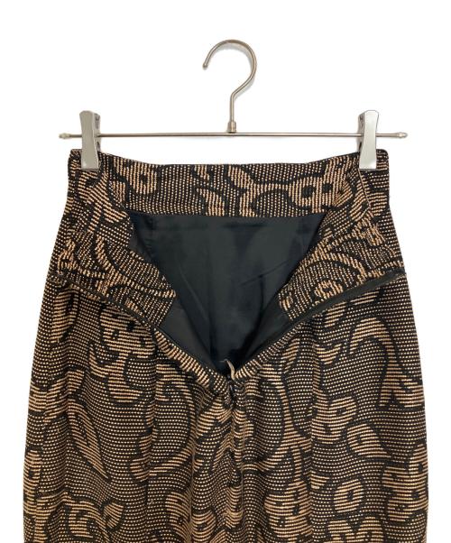 TODAYFUL（トゥデイフル）TODAYFUL (トゥデイフル) ジャガードリーフペンシルスカート ブラウン サイズ:36の古着・服飾アイテム