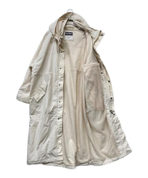 WILD THINGS（ワイルドシングス）WILD THINGS (ワイルドシングス) OPAQUE.CLIP (オペークドットクリップ) ドロストナイロンコート アイボリー サイズ:Mの古着・服飾アイテム