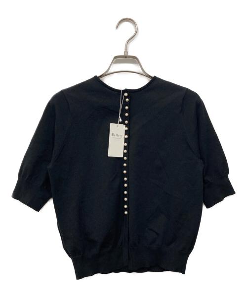 BALLSEY（ボールジィ）BALLSEY (ボールジィ) バックパールボタン2wayプルオーバー ブラック サイズ:S 未使用品の古着・服飾アイテム