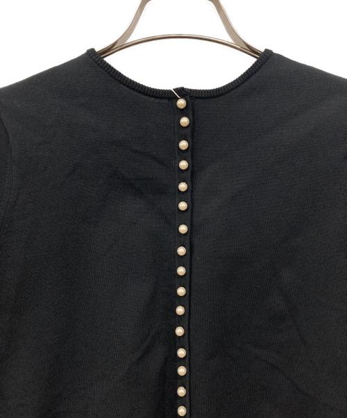 BALLSEY（ボールジィ）BALLSEY (ボールジィ) バックパールボタン2wayプルオーバー ブラック サイズ:S 未使用品の古着・服飾アイテム