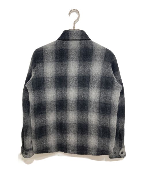 edition（エディション）Edition (エディション) オンブレーチェックCPOシャツ グレー サイズ:Freeの古着・服飾アイテム