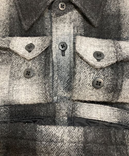 edition（エディション）Edition (エディション) オンブレーチェックCPOシャツ グレー サイズ:Freeの古着・服飾アイテム