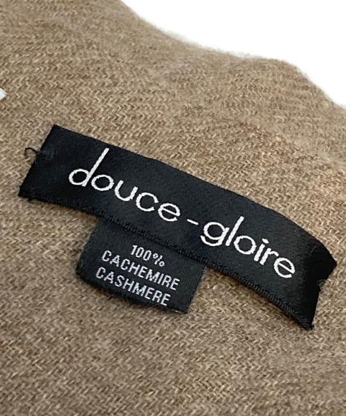 douce gloire（ドゥースゴロワー）douce gloire (ドゥースゴロワー) カシミヤストール ブラウンの古着・服飾アイテム