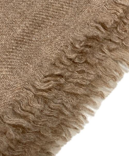 douce gloire（ドゥースゴロワー）douce gloire (ドゥースゴロワー) カシミヤストール ブラウンの古着・服飾アイテム