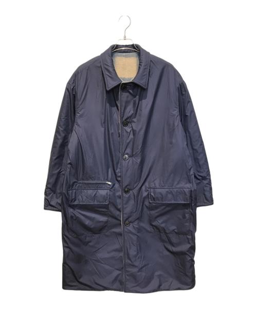 ISABEL MARANT（イザベルマラン）ISABEL MARANT (イザベルマラン) Kelyan Checked Single-breasted Coat MA0984-21A008H  ブルー×アイボリー サイズ:48の古着・服飾アイテム