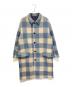 ISABEL MARANT（イザベルマラン）の古着「Kelyan Checked Single-breasted Coat MA0984-21A008H 」｜ブルー×アイボリー
