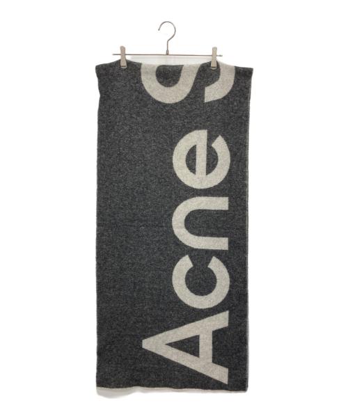 Acne studios（アクネ ストゥディオス）ACNE STUDIOS (アクネ ストゥディオス) ロゴジャカードスカーフの古着・服飾アイテム