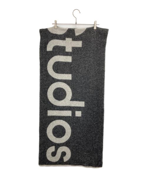 Acne studios（アクネ ストゥディオス）ACNE STUDIOS (アクネ ストゥディオス) ロゴジャカードスカーフの古着・服飾アイテム