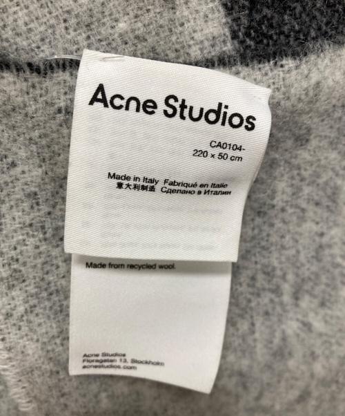 Acne studios（アクネ ストゥディオス）ACNE STUDIOS (アクネ ストゥディオス) ロゴジャカードスカーフの古着・服飾アイテム