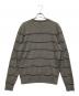 LACOSTE (ラコステ) 鹿の子ボーダーセーター グレー サイズ:SIZE S：3000円
