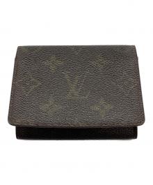 LOUIS VUITTON（ルイ ヴィトン）の古着「カードケース モノグラム」｜ブラウン