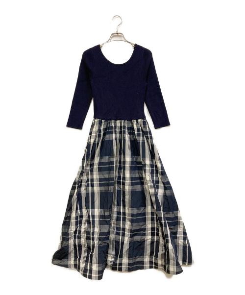 Apuweiser-riche（アプワイザーリッシェ）Apuweiser-riche (アプワイザーリッシェ) バリエーションドッキングワンピース ネイビー サイズ:SIZE 2の古着・服飾アイテム