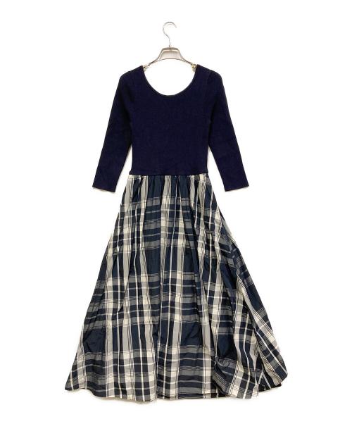 Apuweiser-riche（アプワイザーリッシェ）Apuweiser-riche (アプワイザーリッシェ) バリエーションドッキングワンピース ネイビー サイズ:SIZE 2の古着・服飾アイテム