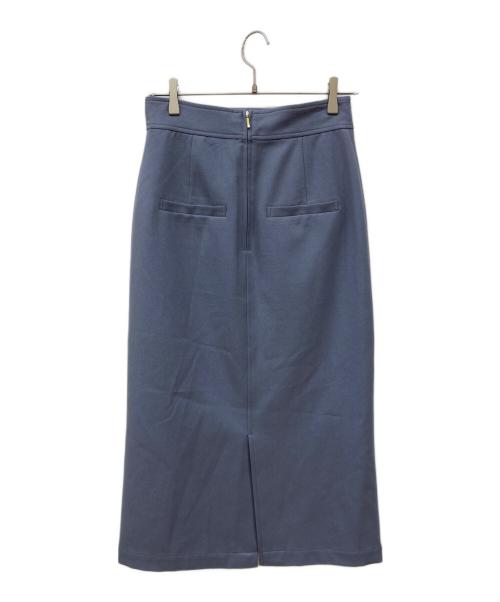 SLOBE IENA（スローブ イエナ）SLOBE IENA (スローブ イエナ) ウールライク サイドポケット タイトスカート ライトブルー サイズ:38の古着・服飾アイテム