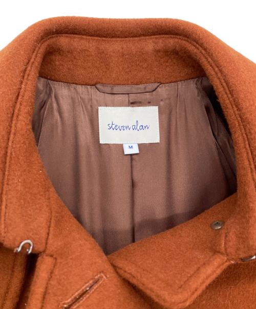 STEVEN ALAN（スティーブンアラン）STEVEN ALAN (スティーブンアラン) WOOL BEAVER TENT COAT ブラウン サイズ:Mの古着・服飾アイテム