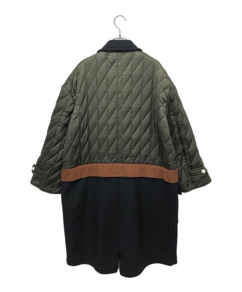 PLAN C（プランシー）Plan C (プランシー) キルティングパネル コート ネイビー サイズ:38の古着・服飾アイテム